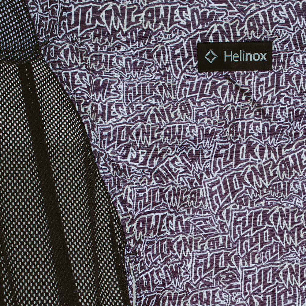 FUCKING AWESOME  Burnt Stamp Logo Helinox Chair One All Over キャンプチェア