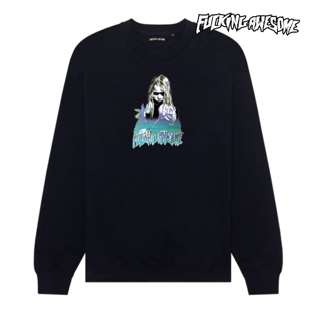 FUCKING AWESOME Fille Du Mal Crewneck Black