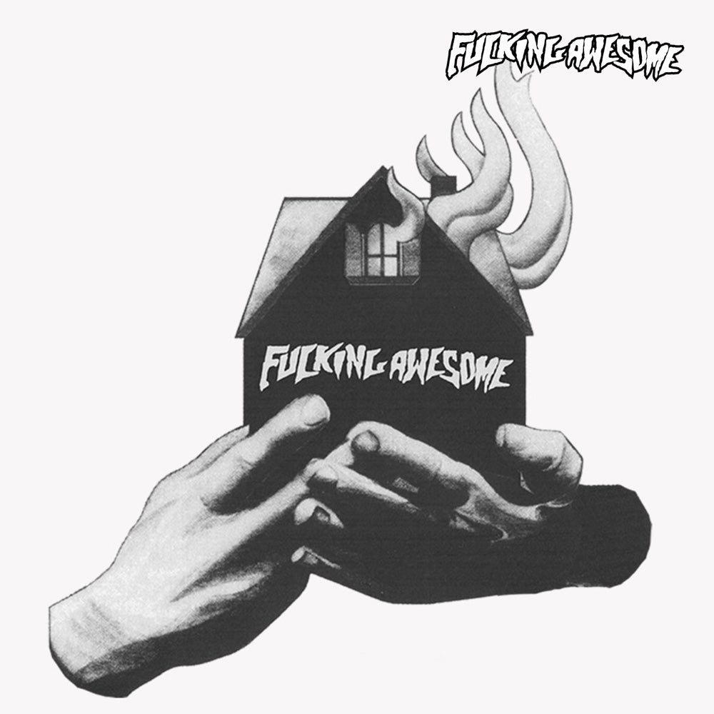 FUCKING AWESOME House on Fire 2 Zip Up Hoodie Black