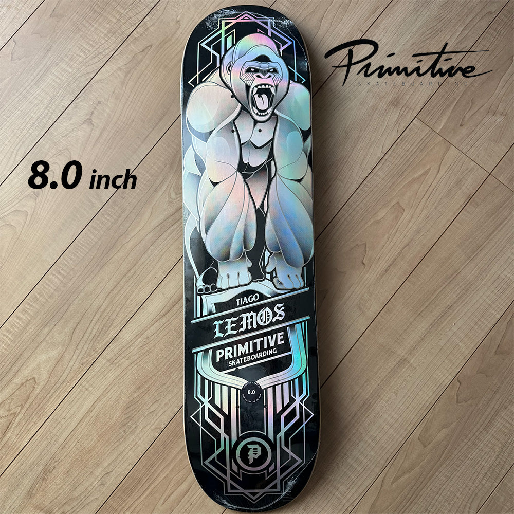 PRIMITIVE TIAGO LEMOS GORILLA SPECTRA DECK BLACK - 8.0 選べるデッキテープ