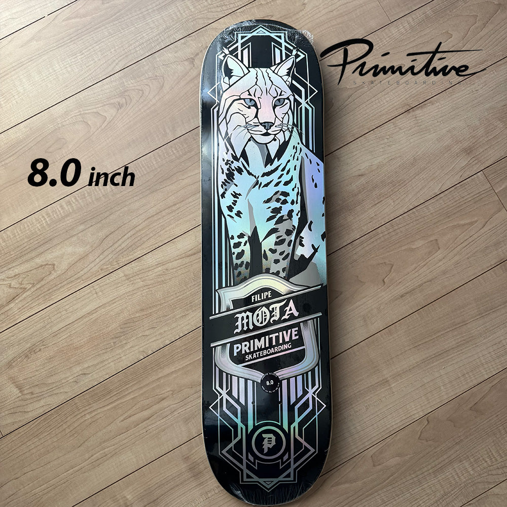 PRIMITIVE FILIPE MOTA LYNX SPECTRA DECK BLACK - 8.0　選べるデッキテープ