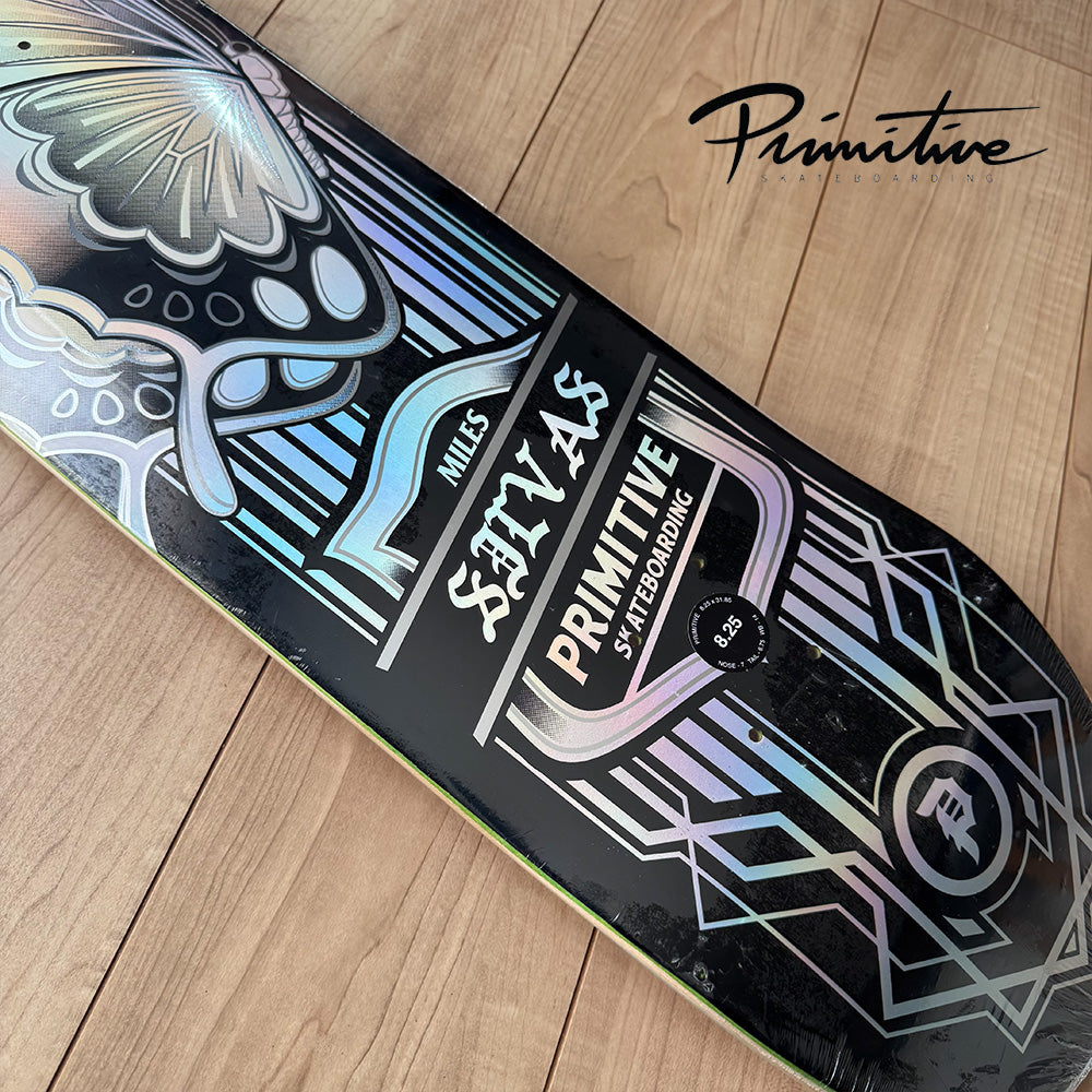 PRIMITIVE MILES SILVAS BUTTERFLY SPECTRA DECK - 8.25　選べるデッキテープ
