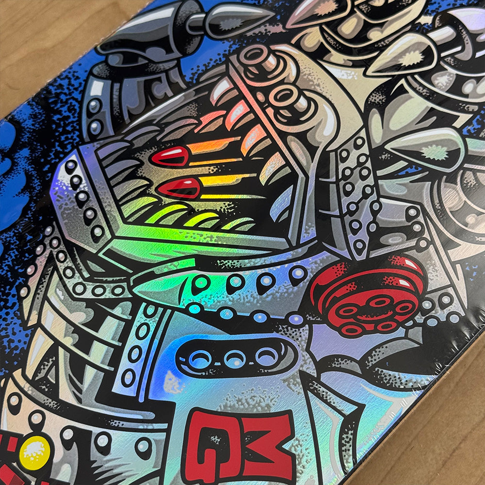 SANTACRUZ SCxGODZILLA MECHA HAND 8.0　Santa Cruz × 東宝 メカゴジラ デッキ 8.0 inch　選べるデッキテープ