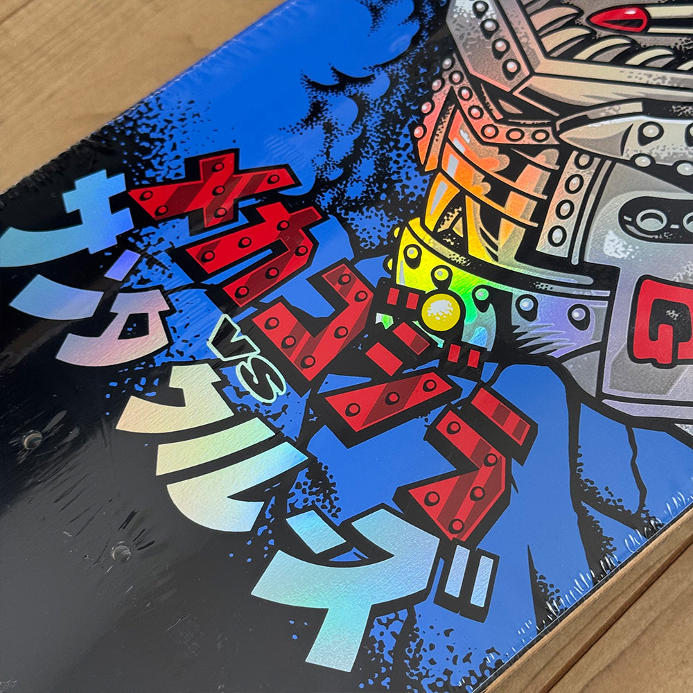 SANTACRUZ SCxGODZILLA MECHA HAND 8.0　Santa Cruz × 東宝 メカゴジラ デッキ 8.0 inch　選べるデッキテープ