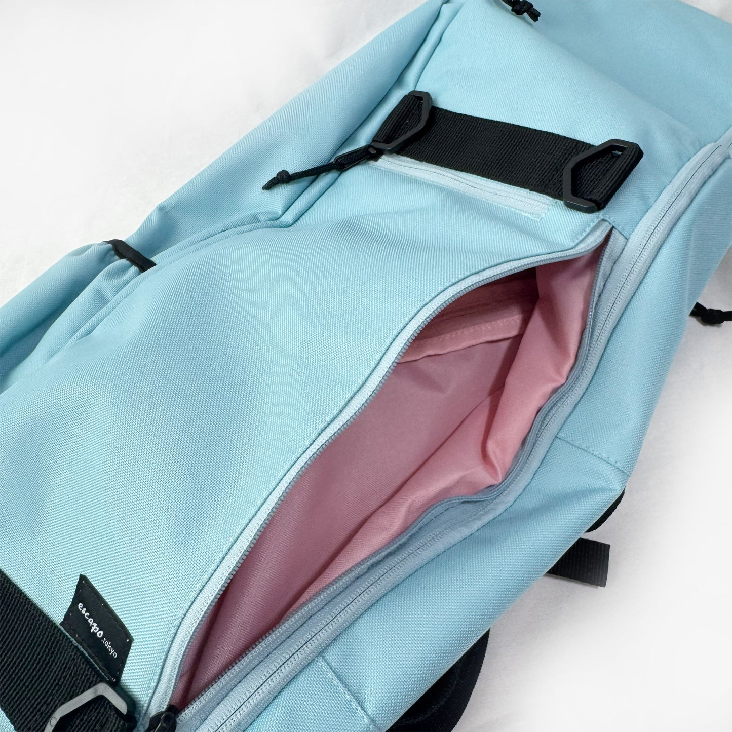 escapo skatebag e20_Surf Blue × Shell Pink エスカポ スケートバッグ