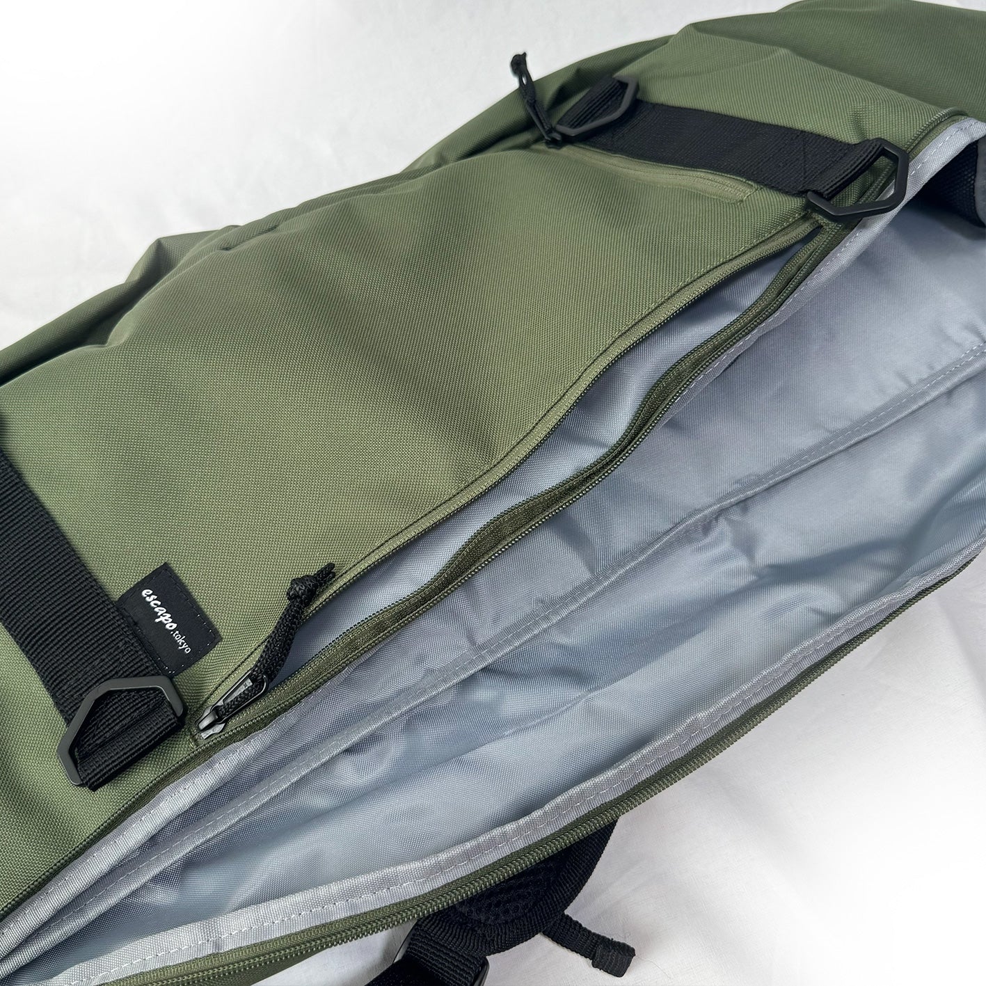 escapo skatebag e23_Olive × Ice Gray エスカポ スケートバッグ
