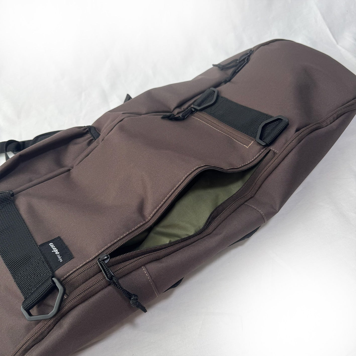 escapo skatebag e24_Espresso × Olive エスカポ スケートバッグ