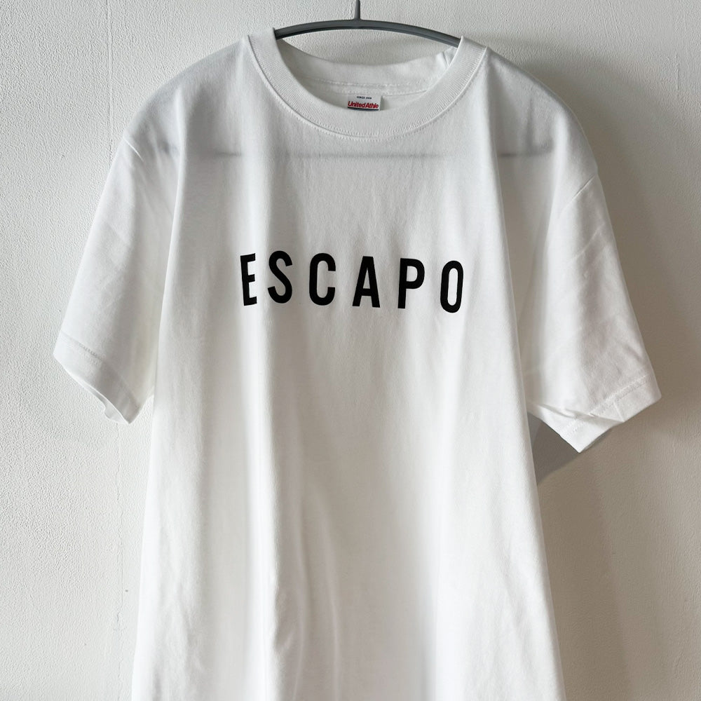 ESCAPO LOGO Tee Black / White  - Standard Weight -　エスカポロゴ Tシャツ