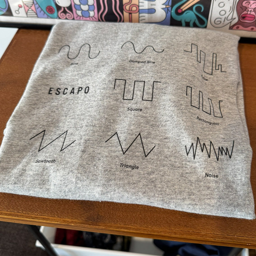 ESCAPO WAVEFORM Tee Black / Grey