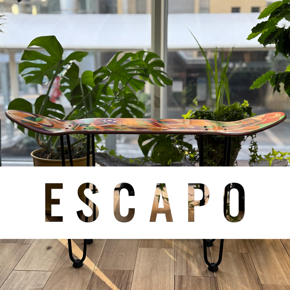 ESCAPO × Gravityfree 　Original Art Deck Stool　