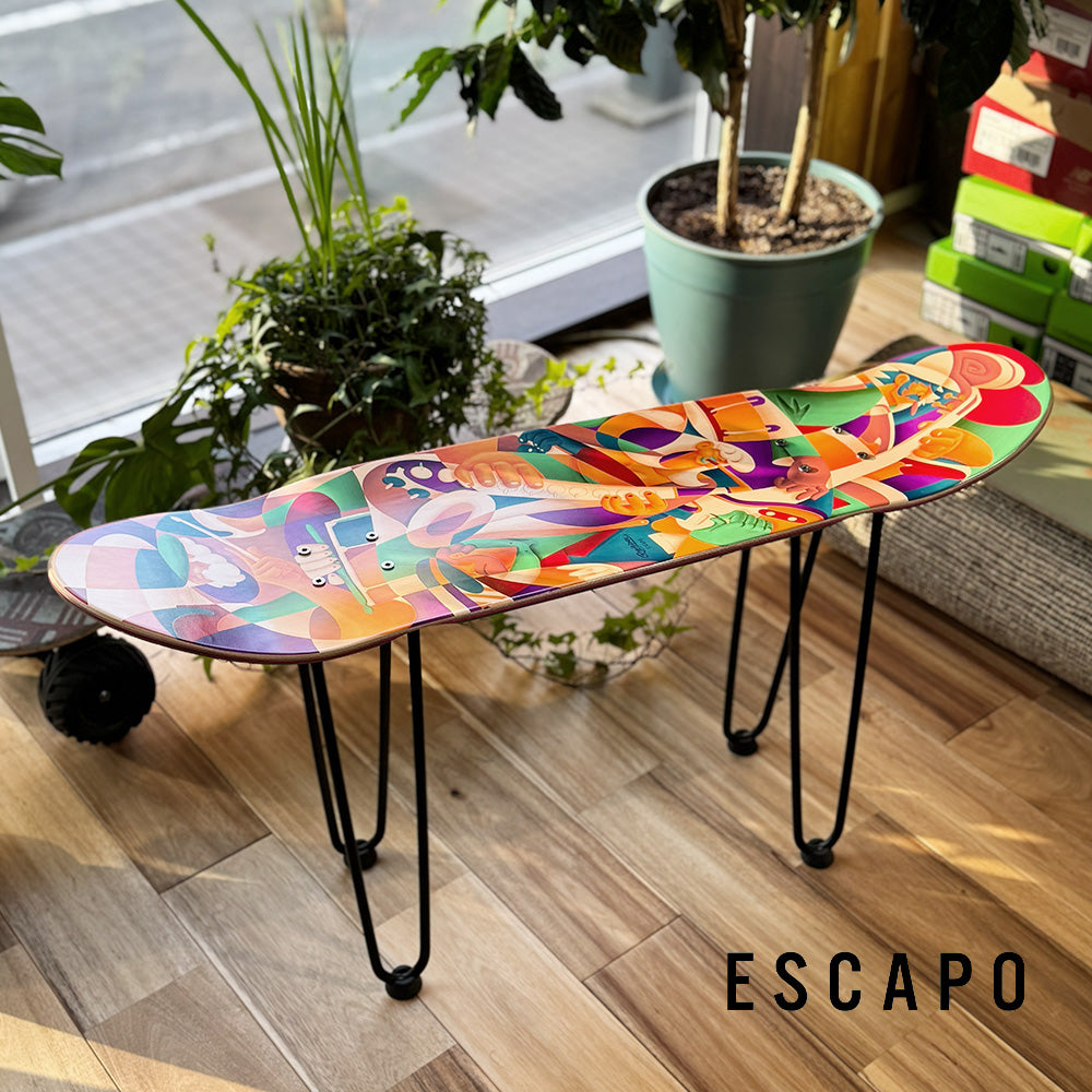 ESCAPO × Gravityfree 　Original Art Deck Stool　