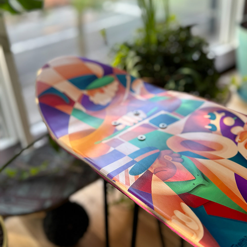 ESCAPO × Gravityfree 　Original Art Deck Stool　