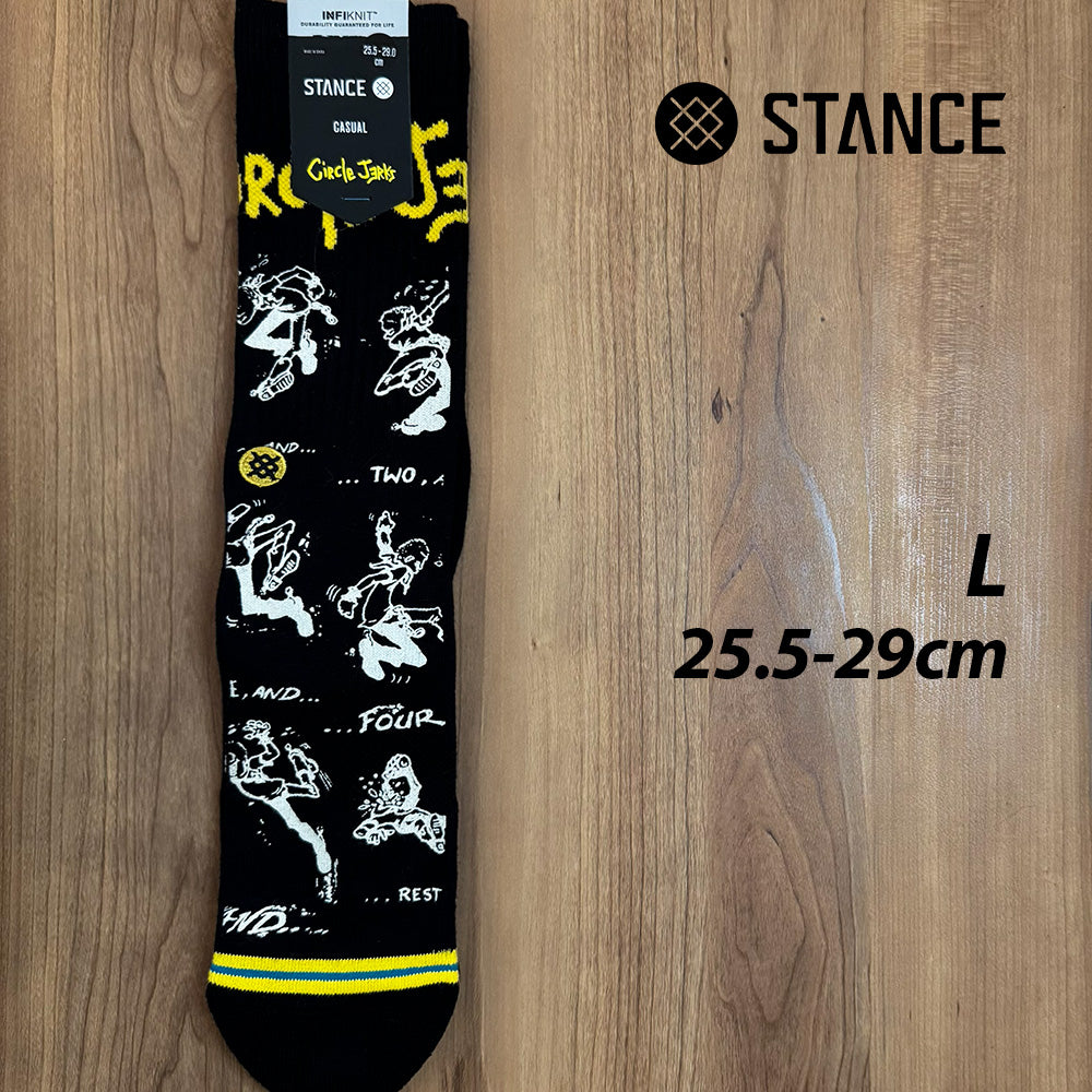 STANCE 靴下 ソックス サイズ M CIRCLE JERKS