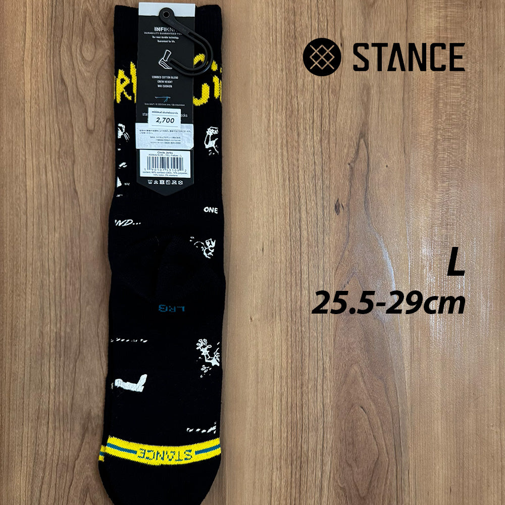 STANCE 靴下 ソックス サイズ M CIRCLE JERKS
