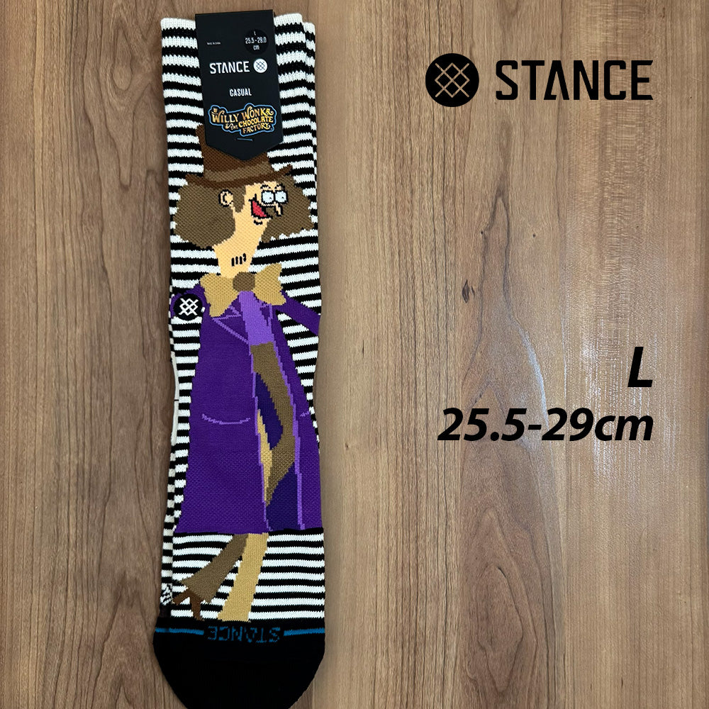 STANCE 靴下 ソックス サイズ L Willy Wonka